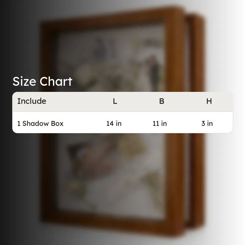 WoodEdge MDF Shadow Box - Brown media 6
