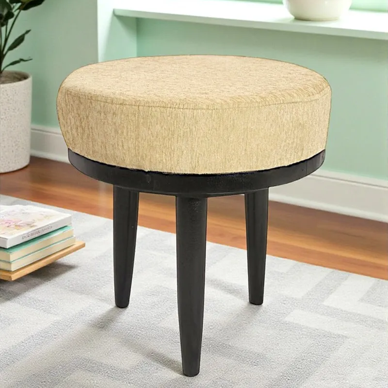 Laxor Sheesham Wooden Stools (Beige) - Set Of Two media 5