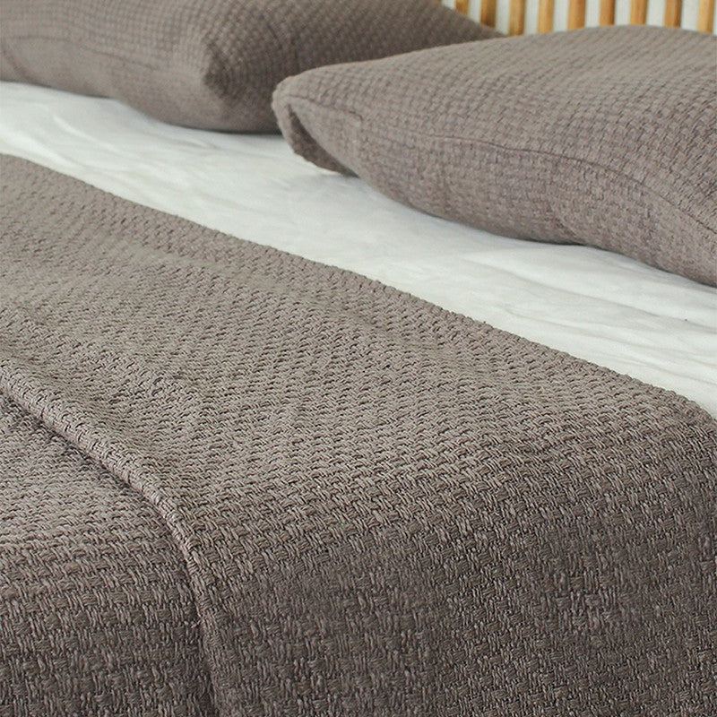 Solara Whim Handloom Bedcovers -Grey media 5