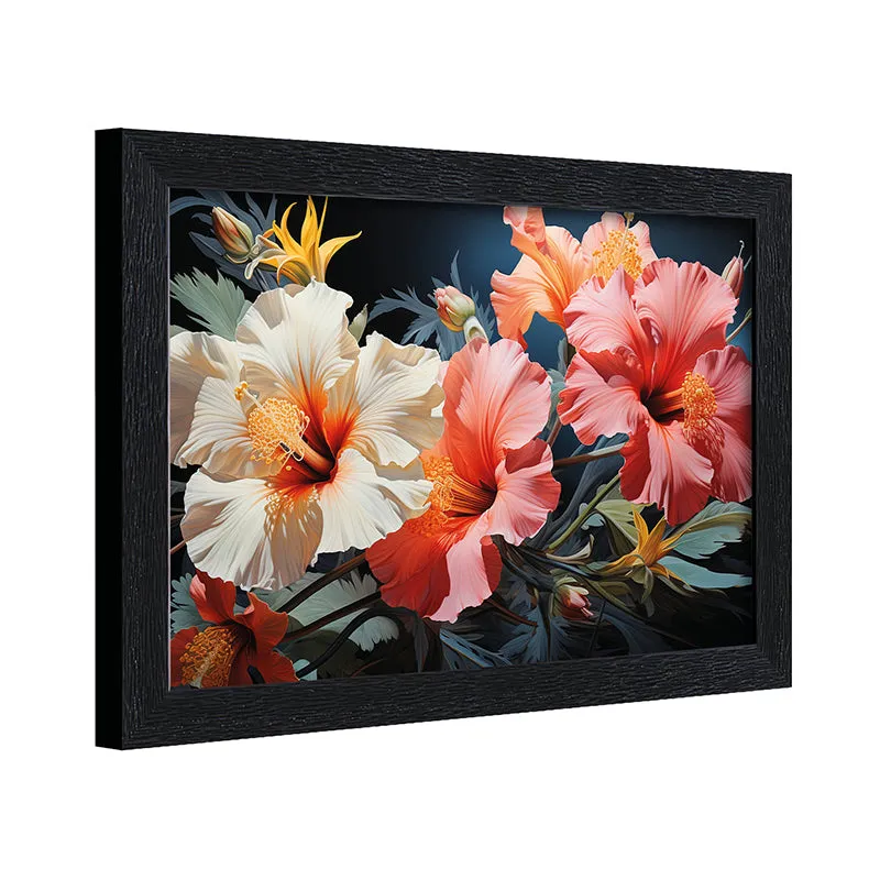 Hibiscus Charm Wall Painting media 6