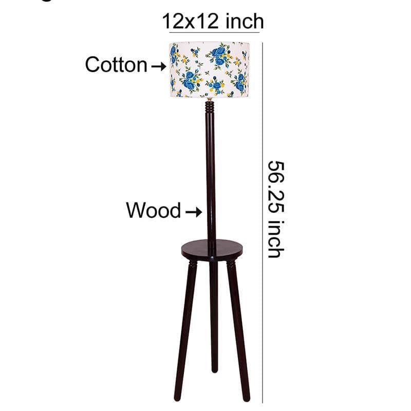 Azure Dayflower Floor Lamp media 7