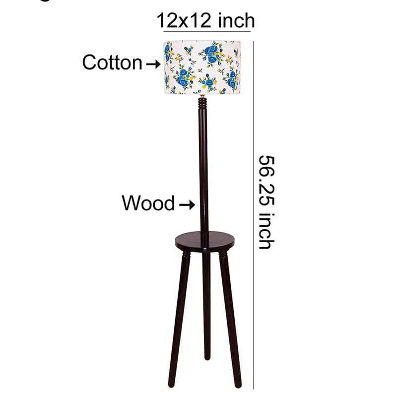 Azure Dayflower Floor Lamp media 7