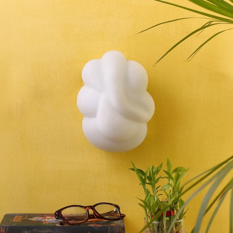 Vighnaharta Glow Glass Wall Lamp - White media 3