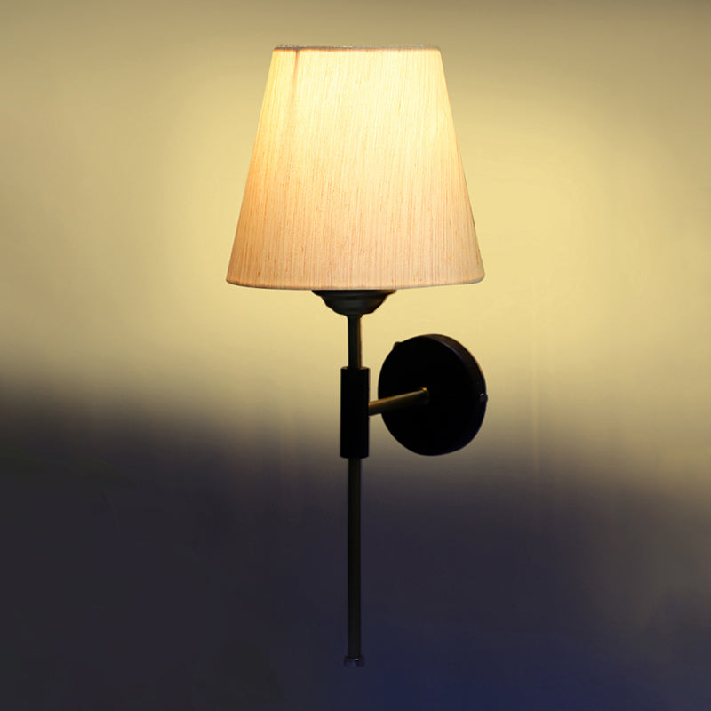 Beryll Steel & Cotton Wall Lamp - Ivory media 5
