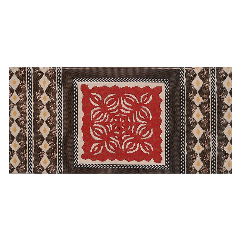 Ayatana Ethnic Cotton Diwan Set (Red) - Six Piece Set media 5