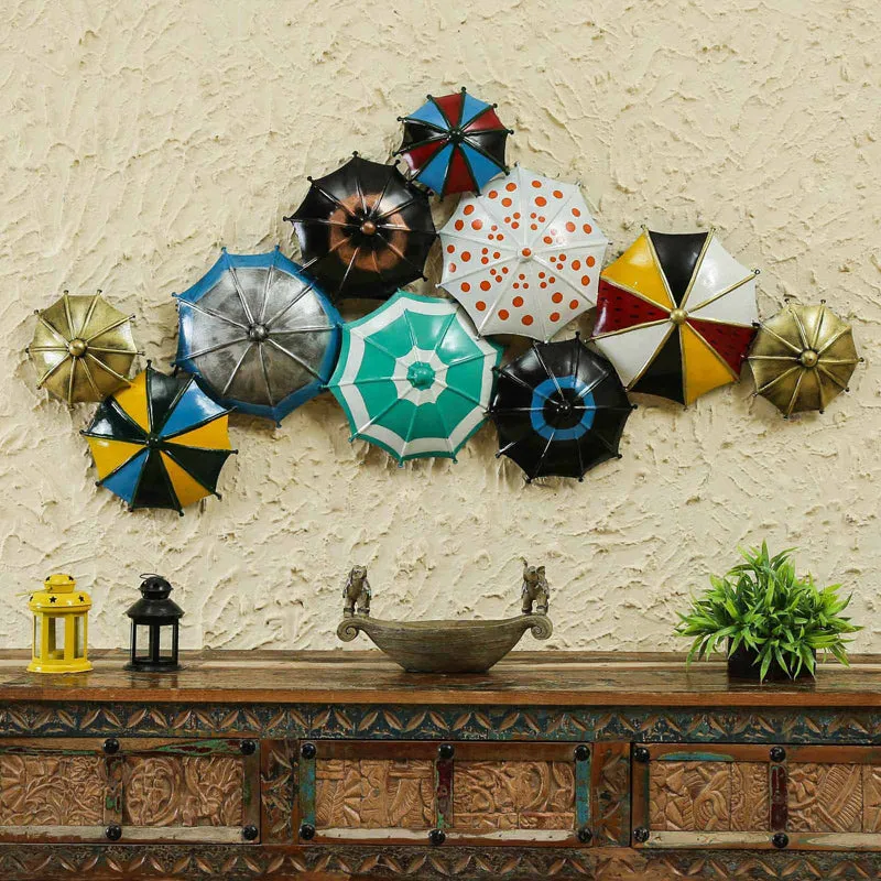 Umbrella Charm Iron Wall Accent media 1