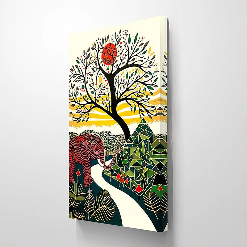 Vibrant Forestscape Wall Art media 5