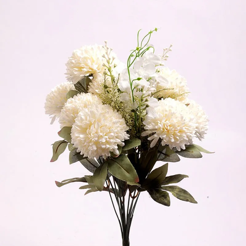 AarviDecor Snow Bloom Silk Artificial Flowers media 4