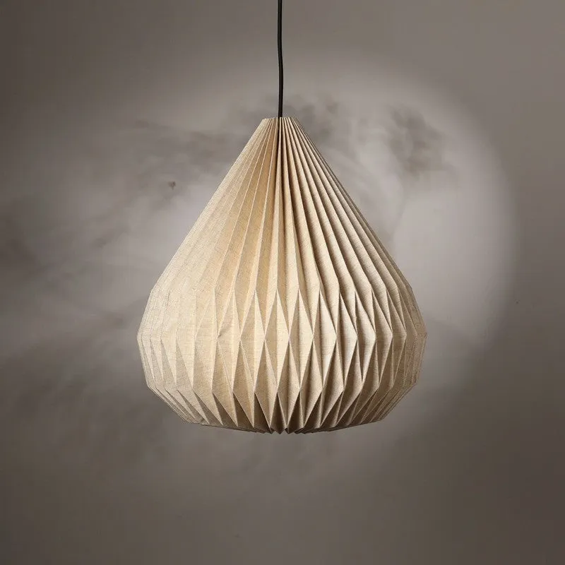 Fig Living Dome Pendant Fabric Ceiling Lamp - Ivory media 2