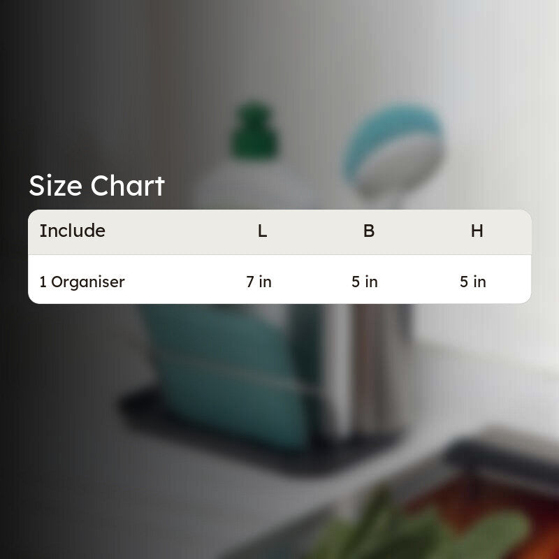 Ejio Kitchen Sink Organizer media 12