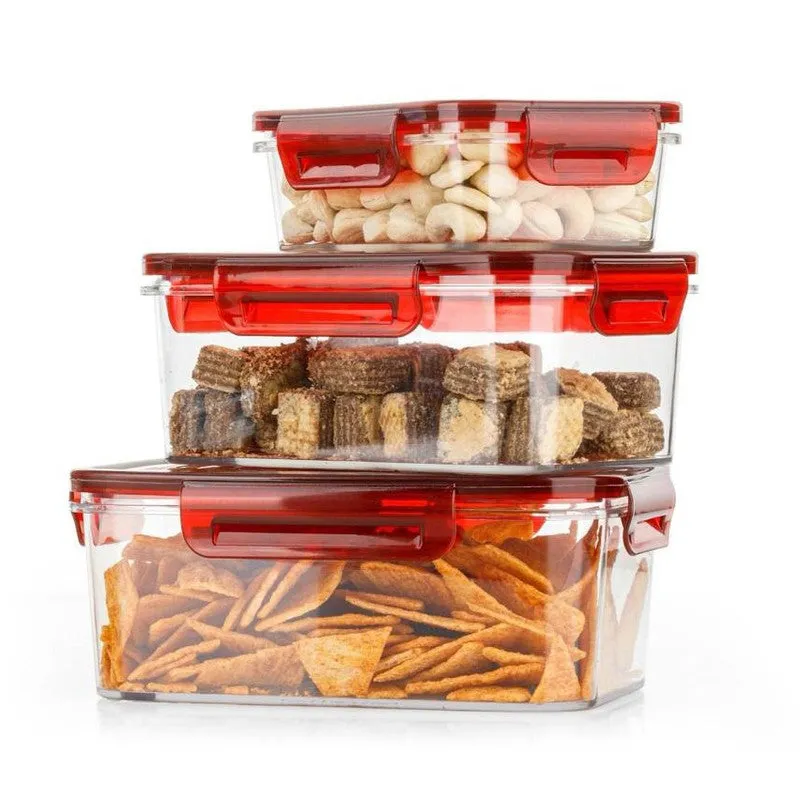 PureStore Plastic Food Container (1200 mL Each) - Set Of Three media 3