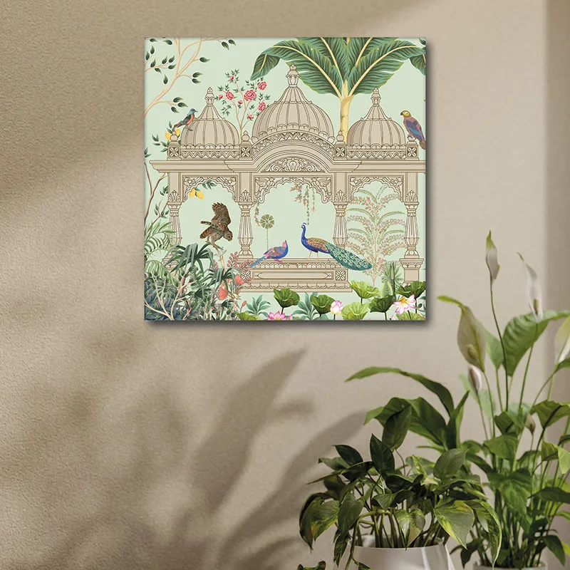 Calm Of Garden Canvas Wall Art media 1