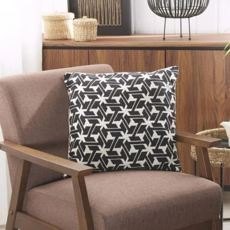 Fiona Jacquard Printed Cushion Cover media 2