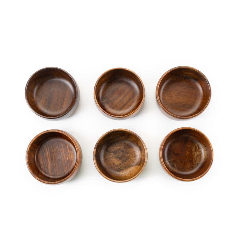 Vanya Wooden Snack Bowl - 330 ml each media 4