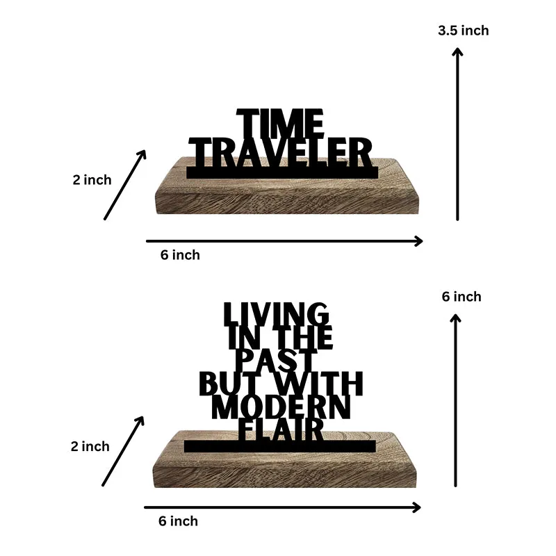 Time Traveler Showpiece - Set Of Two media 5