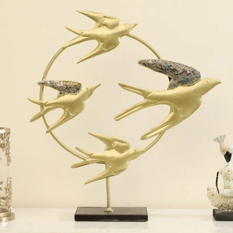 Free Flight Metal Bird Showpiece media 1