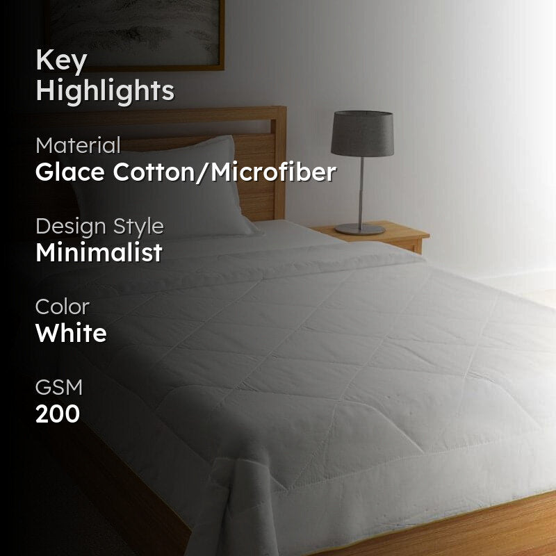 Shana Microfiber Glace Cotton Comforter  - 200 GSM media 2