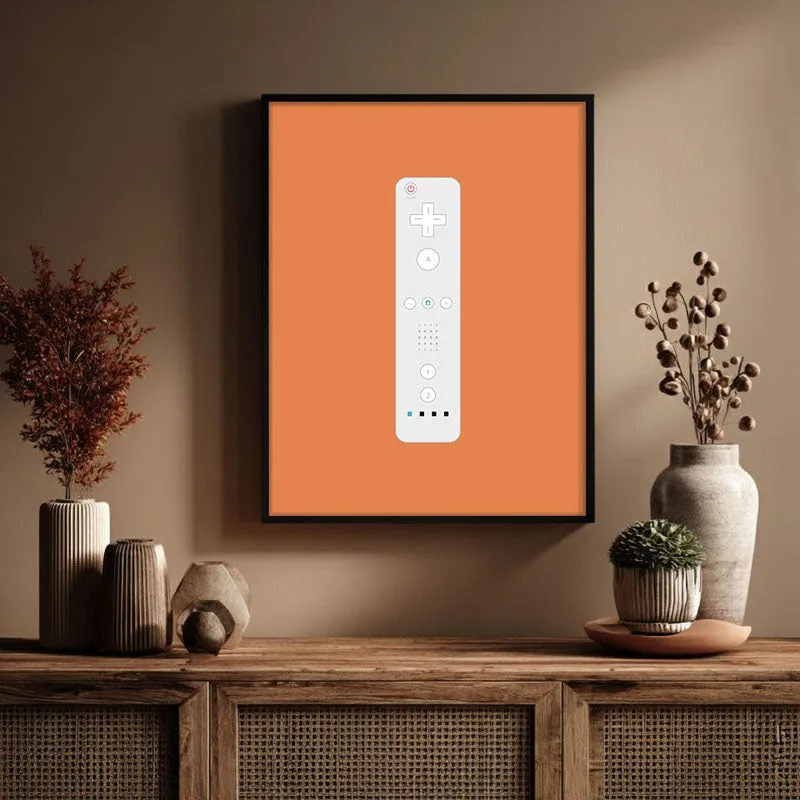 Level Select Framed Canvas Wall Painting media 3
