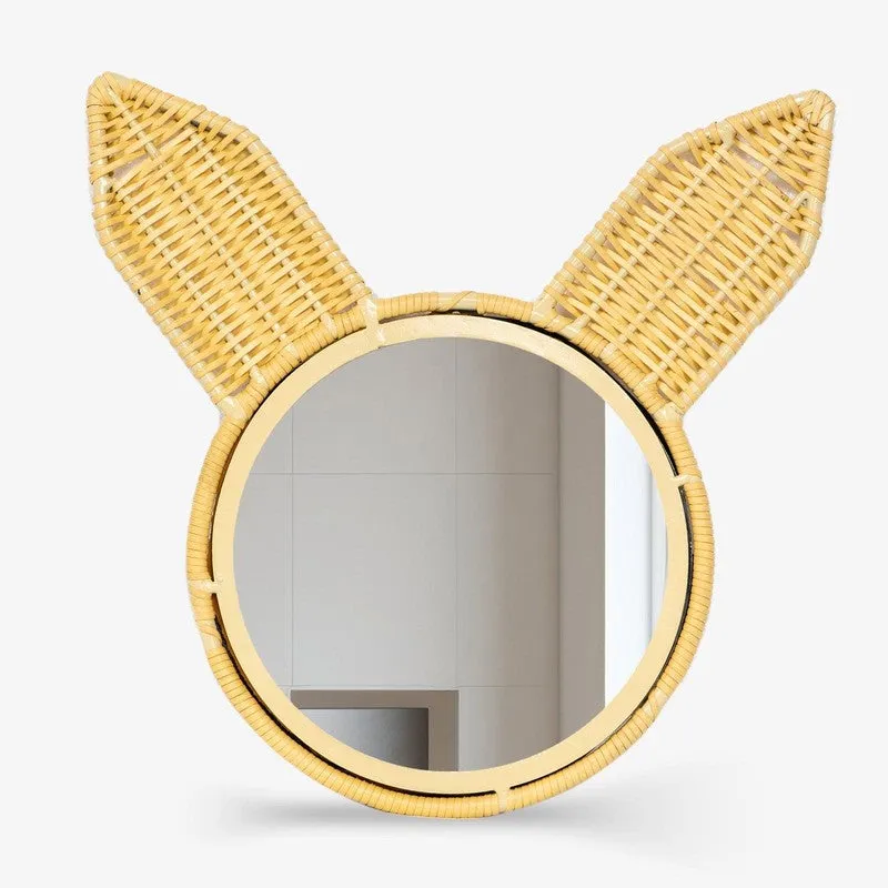 Orange Tree Rabbit Cane Wall Mirror media 5