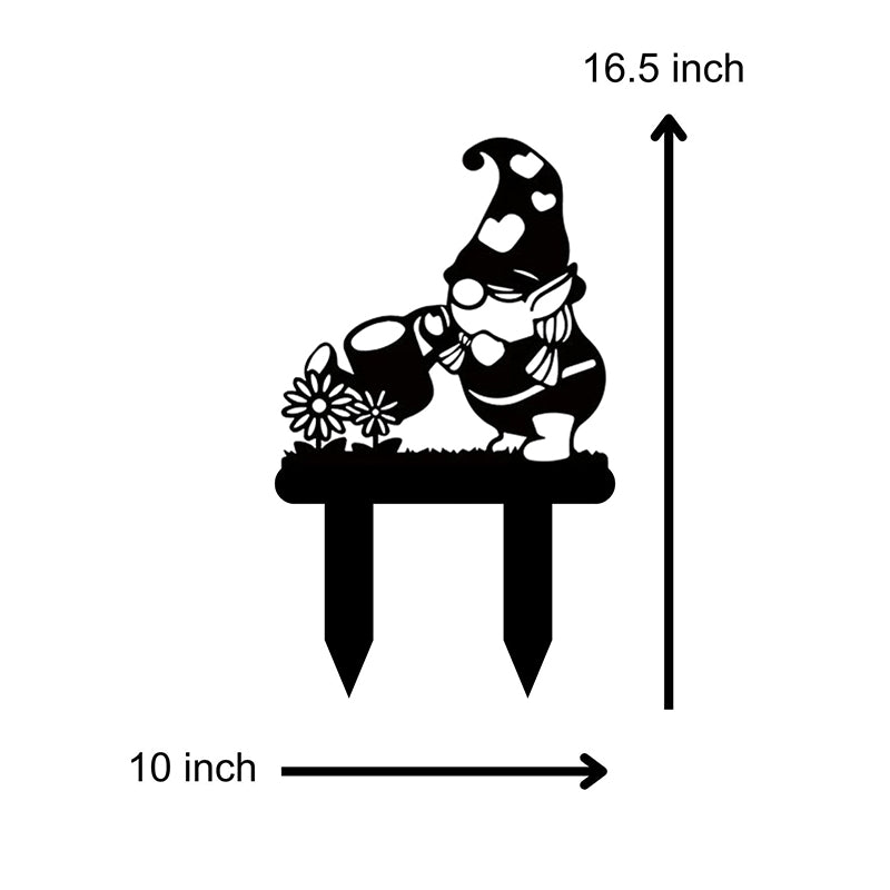 Earth Dweller Gnomes Garden Stake - Set Of Three media 4