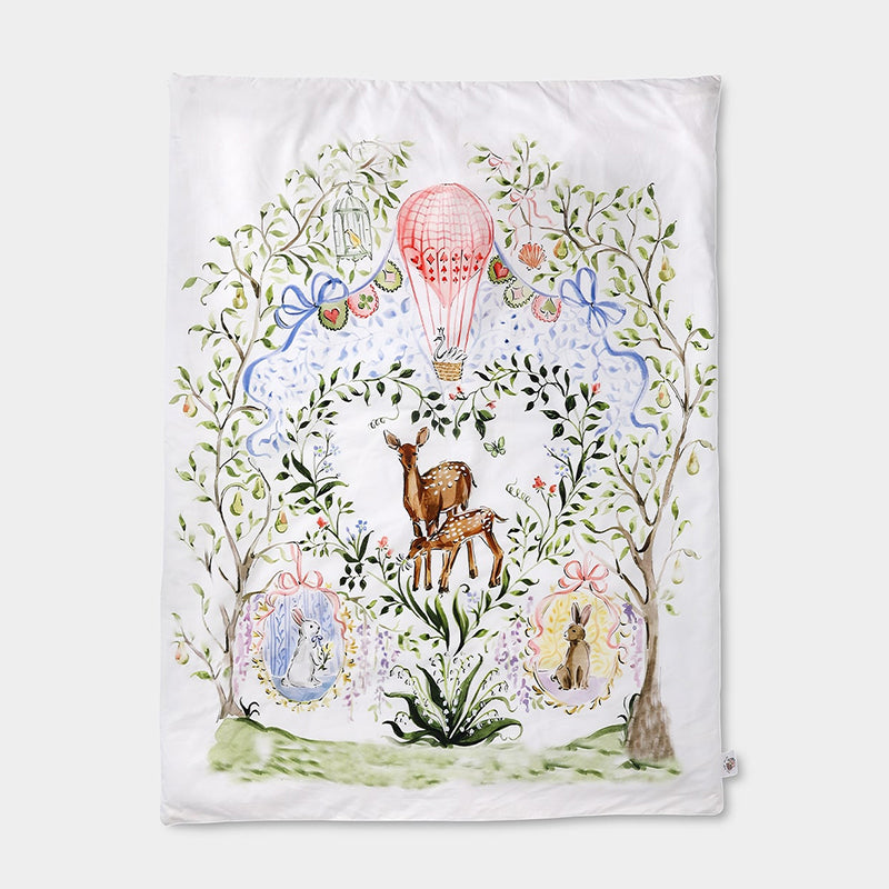 Dreamy Deers Egyptian Cotton Bedding Set (200 TC) - Three Piece Set media 5