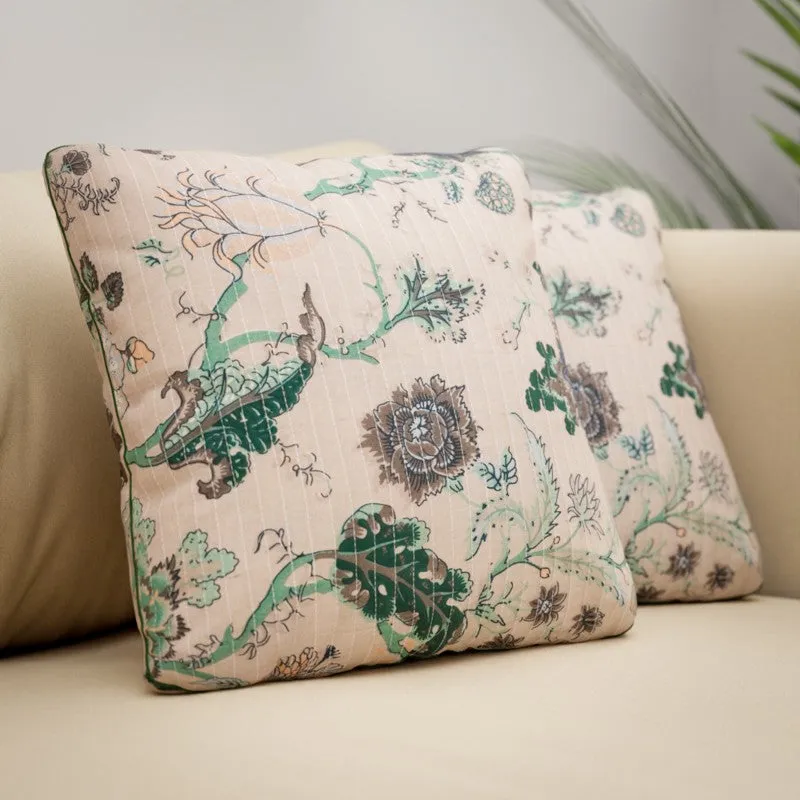 Bloom Havenia Cotton Cushion Covers - Set Of Two media 4