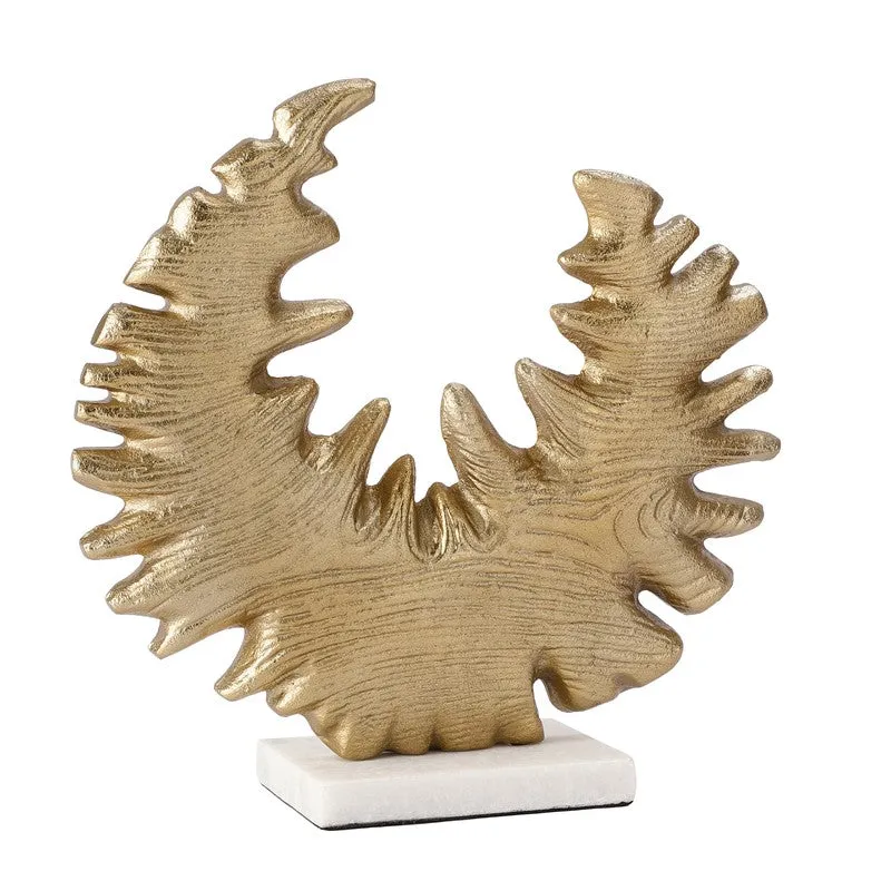 Ocean Crest Aluminium Showpiece - Gold - 3