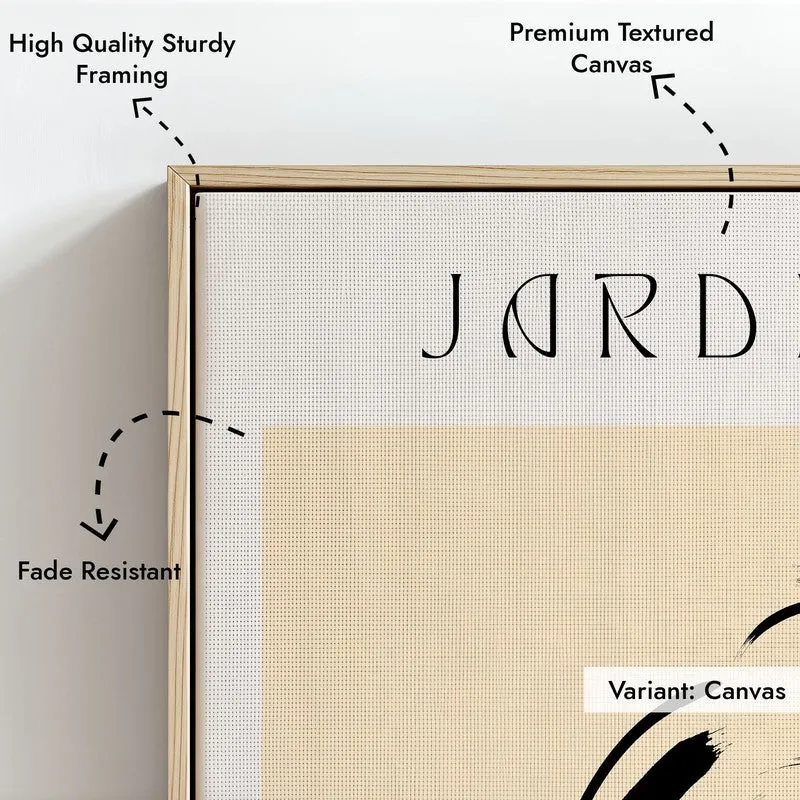 Chirping Melody Archival Canvas Wall Art - Natural Brown Frame media 6