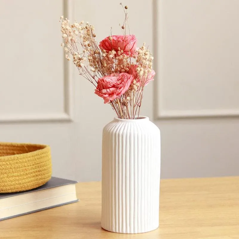 Charmia Vase With Naturally Dried Flower Bunch media 6