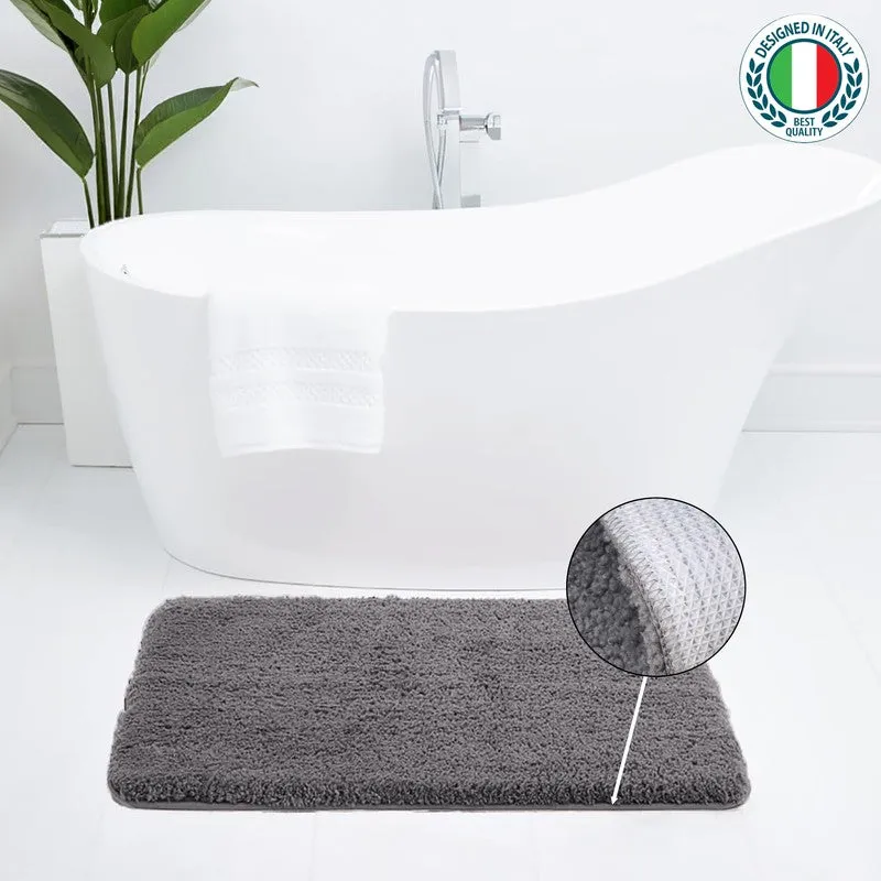BathEase I Anti Skid Bath Mats - Grey media 4