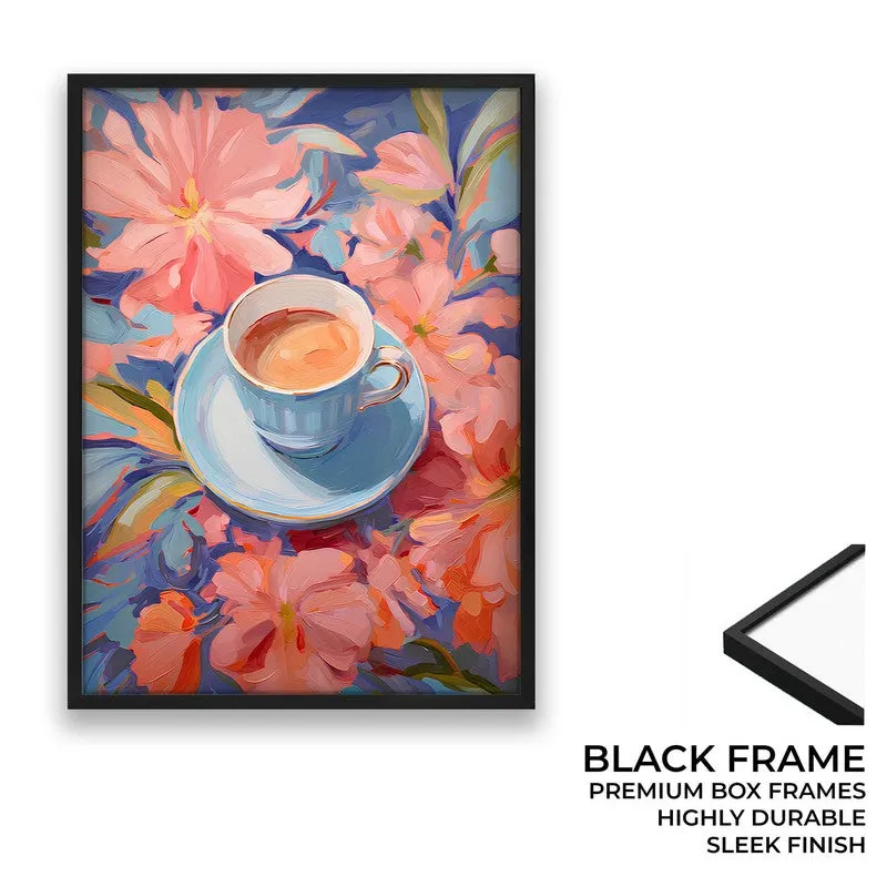 Floral Brewery Archival Canvas Wall Art - Black media 8