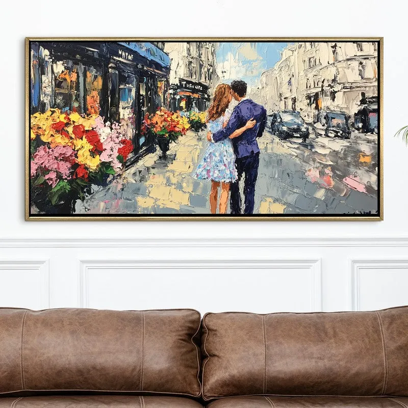 Holding Love Canvas Wall Painting With Frame media 4
