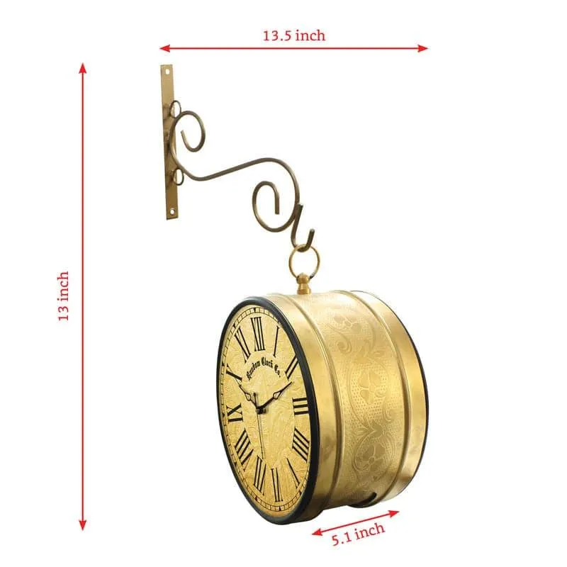Jenson Double Sided Vintage Station Clock media 7