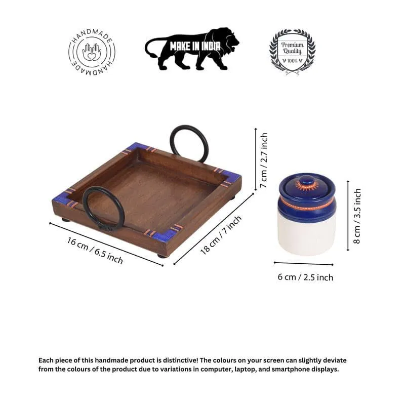 Mycia Storage Jar With Tray (185 ml) - Five Piece Set media 6