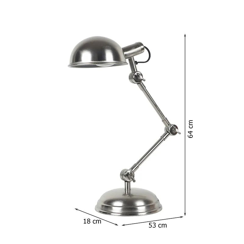 Horas Study Lamp - Antique Silver media 8