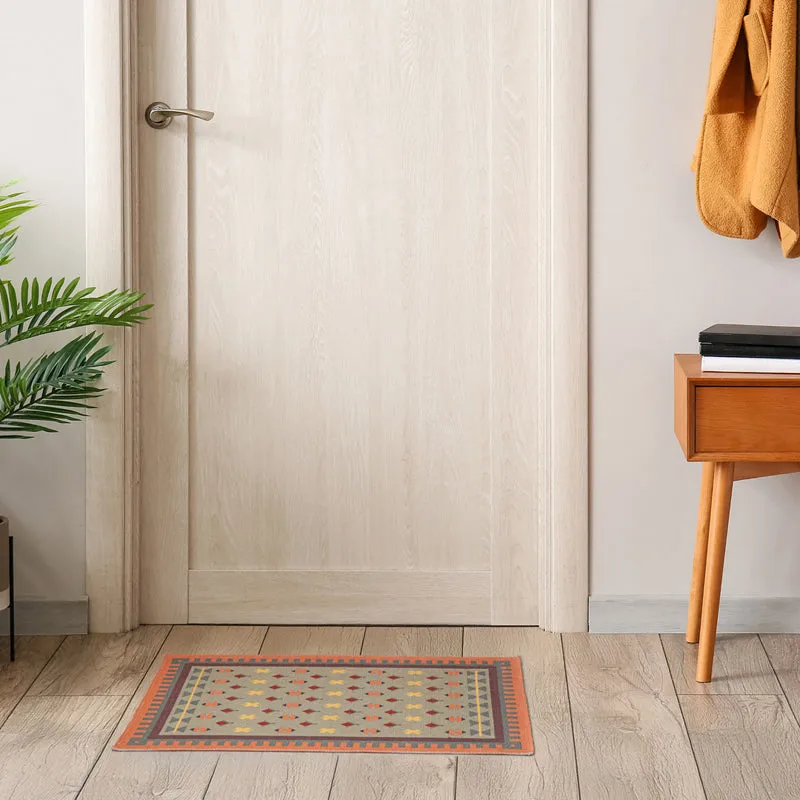 Velora Cotton Door Mats - Beige media 5