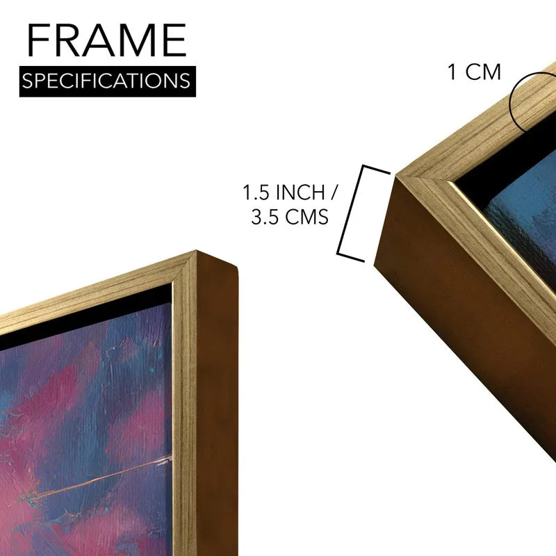 Electric Night Canvas Wall Painting With Frame media 8