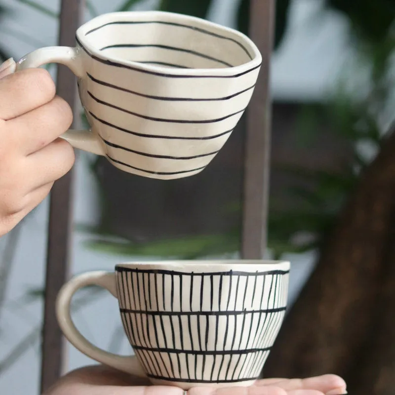 Jury Ceramic Tea Cup (220 mL Each) - Set of Two media 4