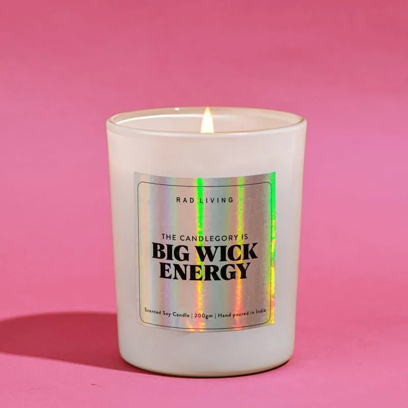 Big Wick Energy Scented Candle media 3