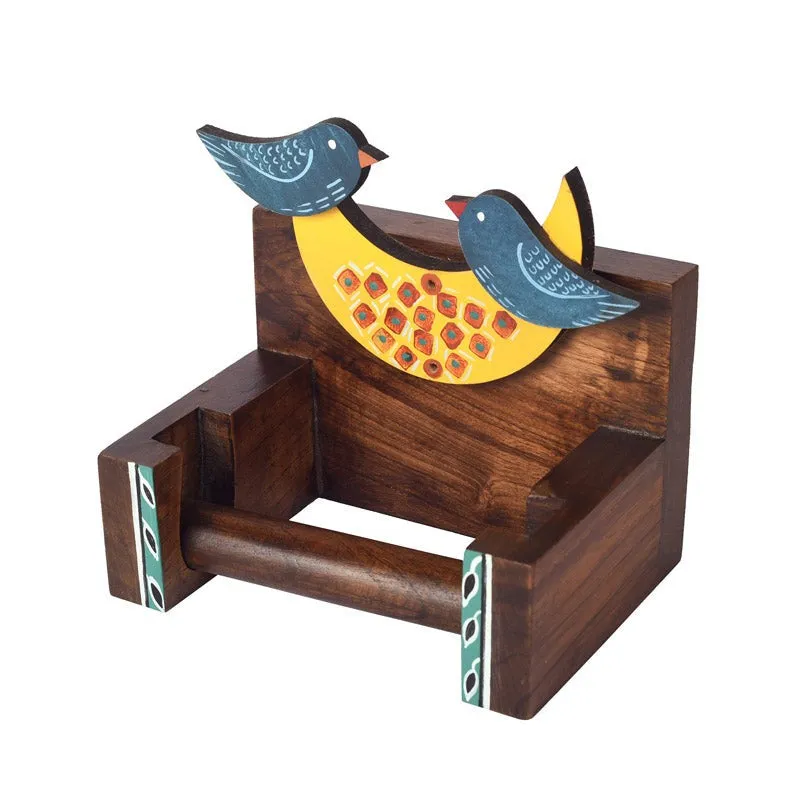 Elegant Tanush Wall Mounted Wooden Napkin Holder media 3