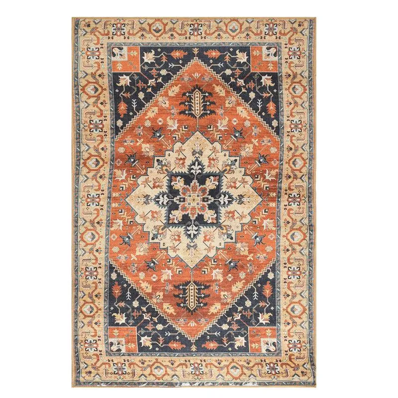 Sadaf Velvet Rectangle Anti-Skid Carpet media 1