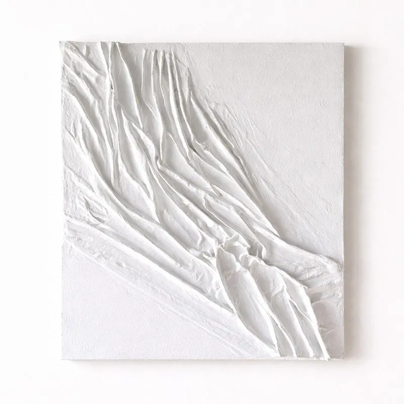 Draped Flow Handmade Canvas Wall Painting media 11