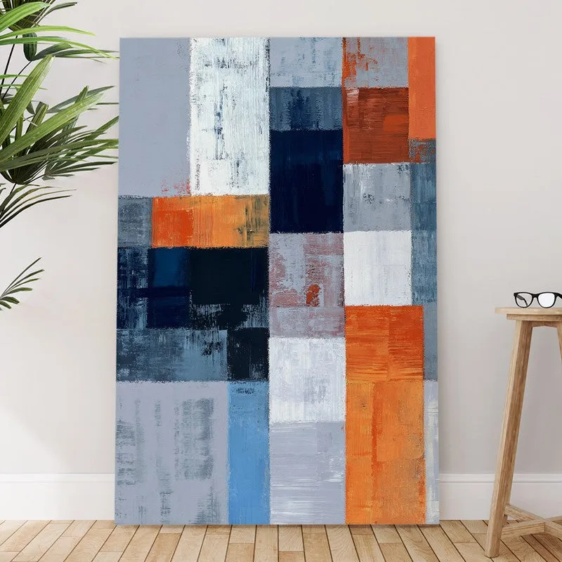 Balanced Stroke Grid Canvas Wall Art media 6