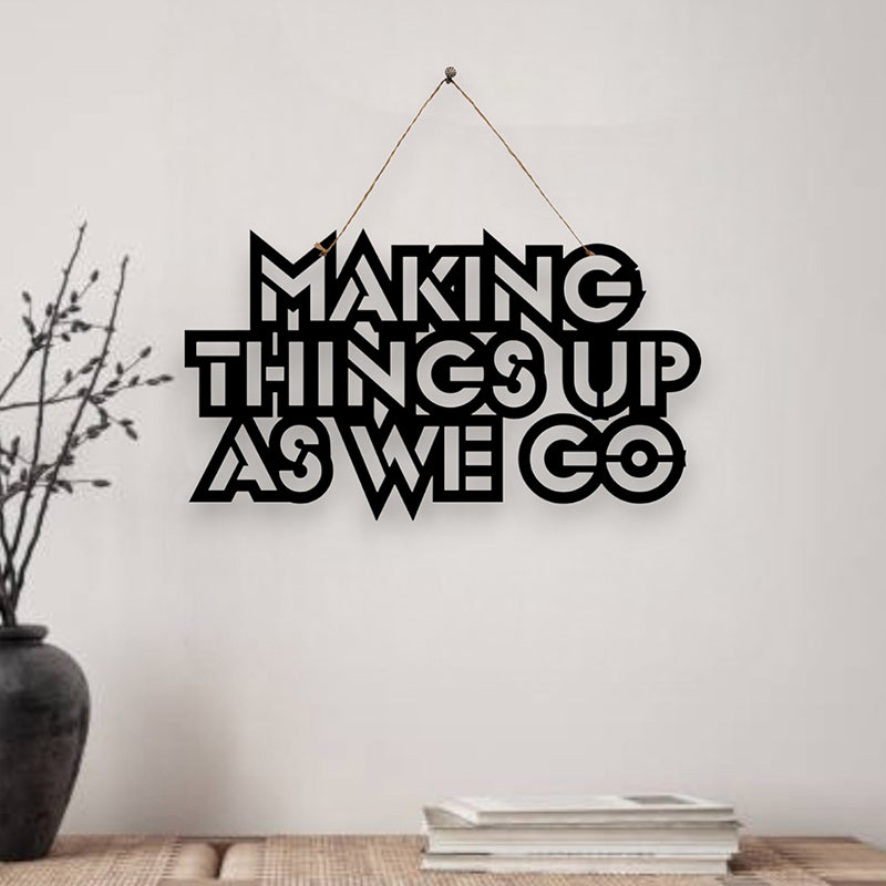 Making Things Up Mild Steel Wall Accent