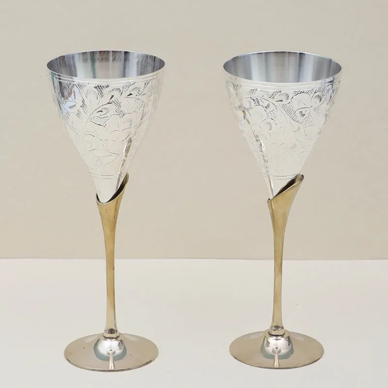 Ruqayya Martini Glasses (100 ML) - Set Of Two media 1