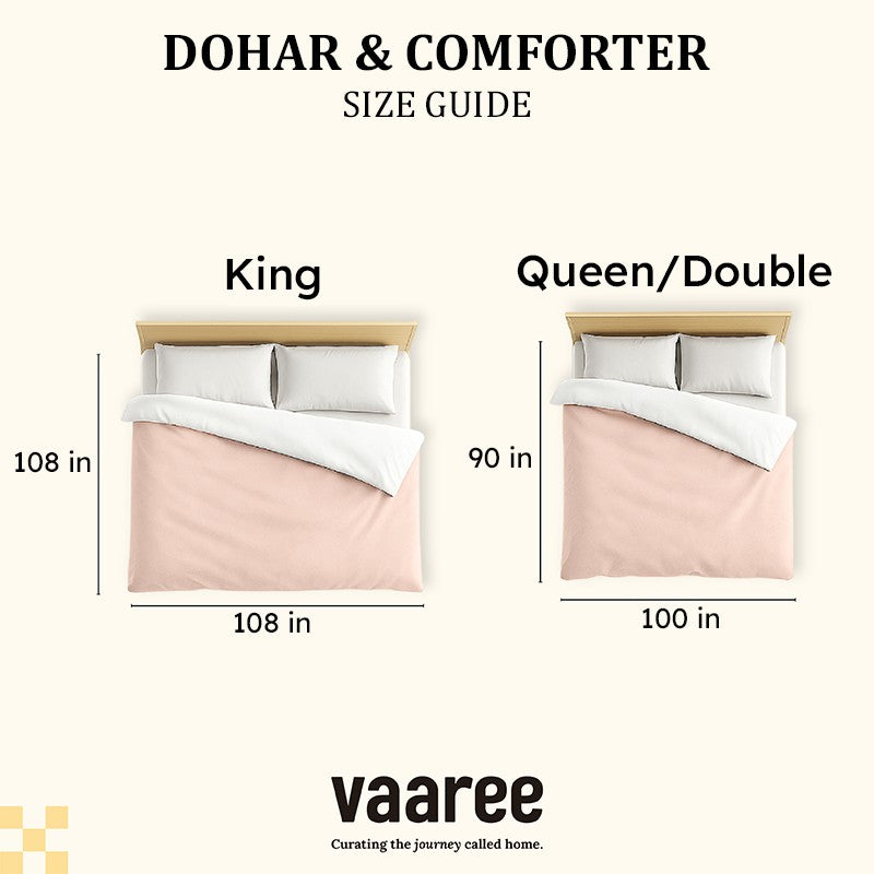 Ivory (Blue Self Stripe Comforter) - Three Piece Set media 9