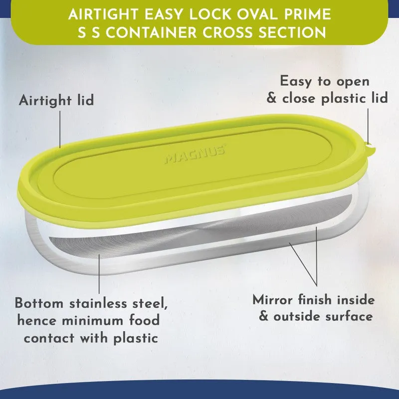 Elvra Go Lunch Box (100 mL,450 mL) - Two Piece Set media 6