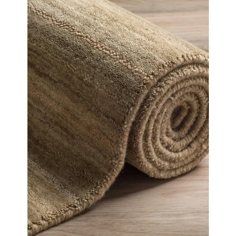 Aylin Hand Woven Wool Rug - Taupe media 7