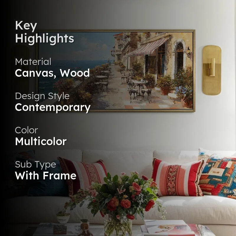 Salted Light Canvas Wall Painting With Frame media 2