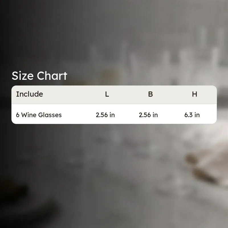 Sino Red Wine Glasses (180 ml Each ) - Set of Six media 8